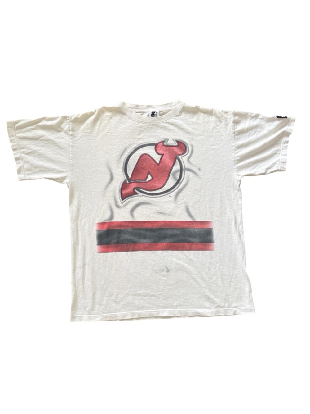 VTG Brodeur NJ Devils starter Tshirt USA medium NHL New Jersey